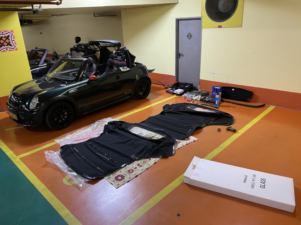 Reparación capota Mini Cabrio