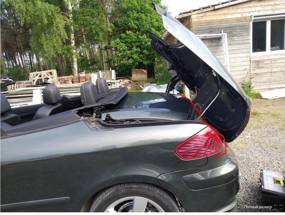 Reparación del techo Peugeot 206, 207, 307 y 308 CC